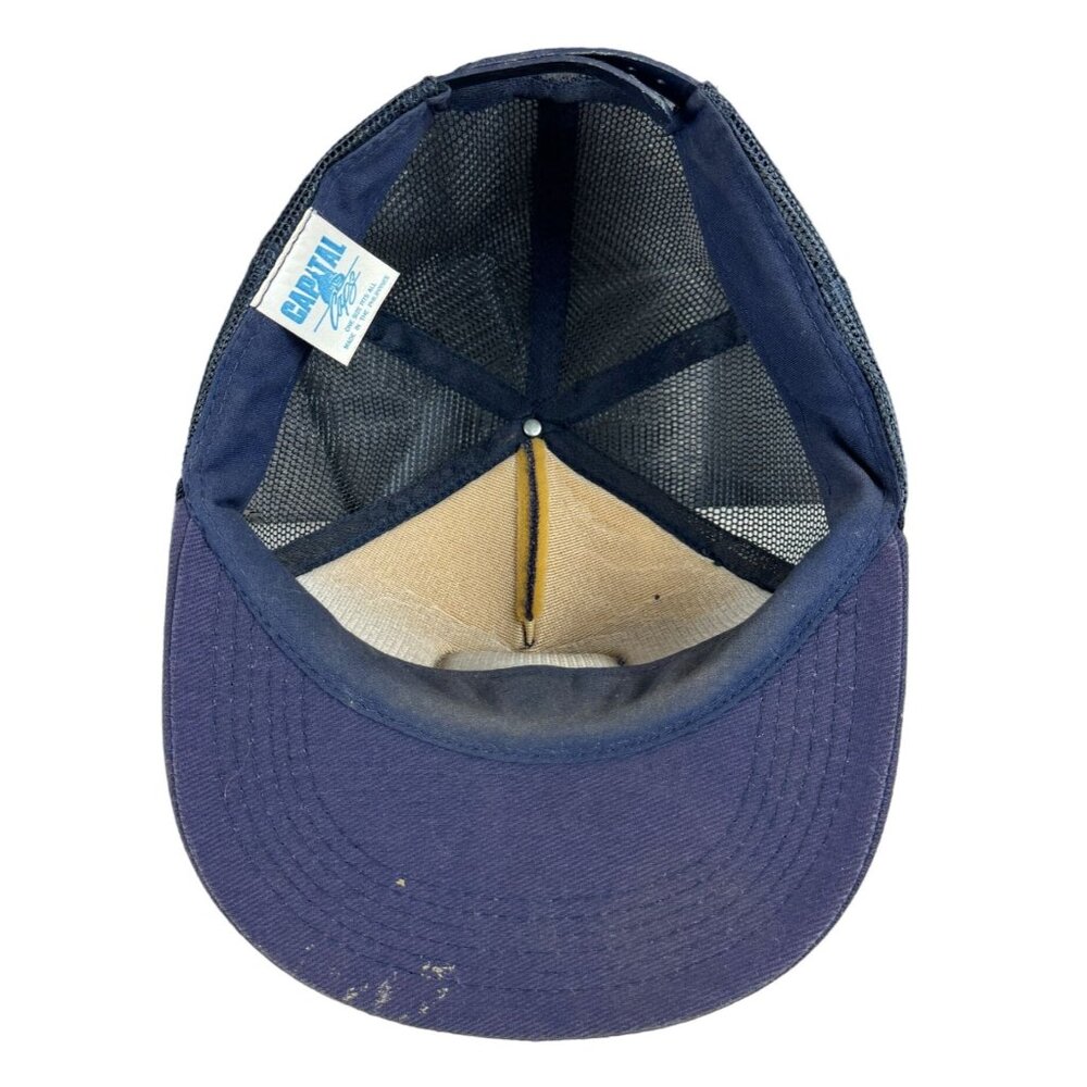 Vintage Capital Caps Blue Trucker Hat Snapback Cap Holsum Bakery Arizona - Picture 5 of 7